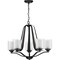 Progress Lighting Kene Collection Graphite Five-Light Chandelier P400095-143 - alternate 2
